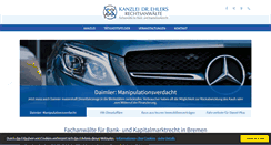 Desktop Screenshot of kanzlei-drehlers.de
